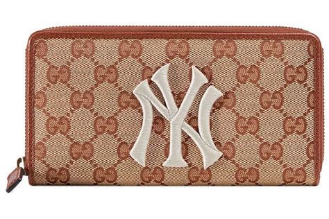 gucci wallet ny yankees|Gucci NY Yankees GG Canvas Zip.